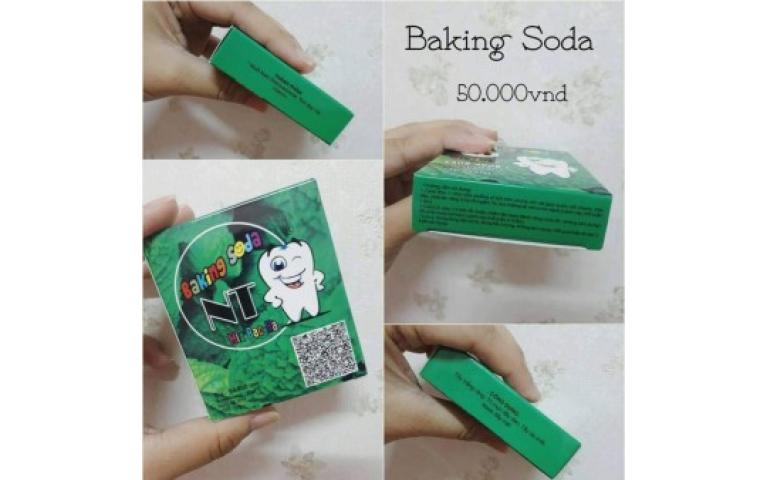 Bột làm trắng răng Baking soda Mix Bạc Hà 50g